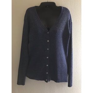 Tesori Purple Size Medium Cardigan